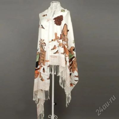 Лот: 1496163. Фото: 1. Палантин новый MOSCHINO (копия... Шарфы, платки