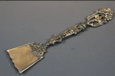 Лот: 25766187. Фото: 1. Лопатка для сахара.Пробы.Клеймо... Предметы интерьера и быта