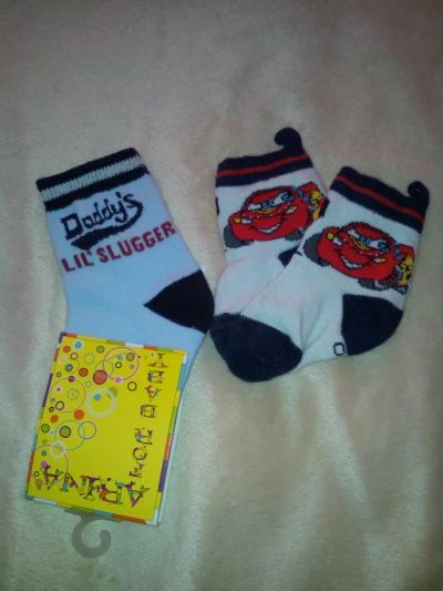 Лот: 7819172. Фото: 1. Носочки с рождения Молния Маквин... Носки, колготки