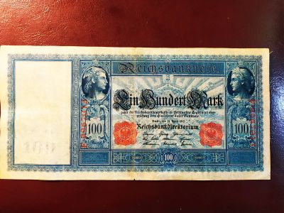 Лот: 19388824. Фото: 1. Германия 100 марок 1910. Германия и Австрия