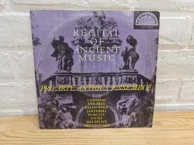 Лот: 20304073. Фото: 1. Пластинка LP Recital of Ancient... Аудиозаписи