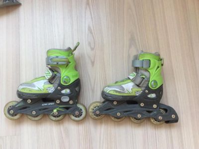 Лот: 6026557. Фото: 1. Ролики детские раздвежные Alpha... Роликовые коньки, скейтборды, самокаты