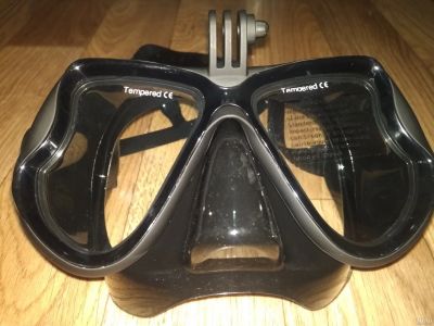 Лот: 9275864. Фото: 1. Новая черная маска очки для снорклинга... Дайвинг, подводная охота