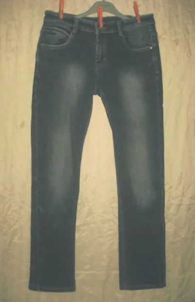 Лот: 25882597. Фото: 1. фирменные джинсы на флисе 46 -... Брюки, джинсы, шорты