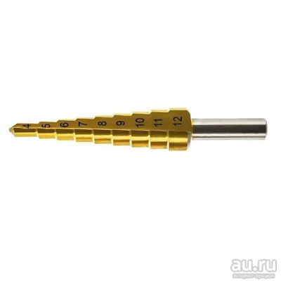 Лот: 16687734. Фото: 1. Сверло ступенчатое от 9 до 36мм. Расходные материалы, сменные насадки