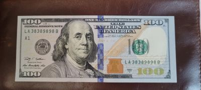Лот: 20630845. Фото: 1. Банкнота 100 долларов. Америка