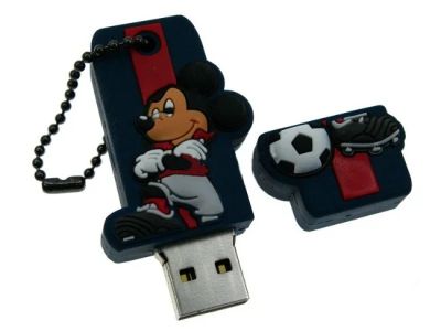 Лот: 4248590. Фото: 1. USB флешка 4Gb "Микки Маус с мячом... USB-флеш карты