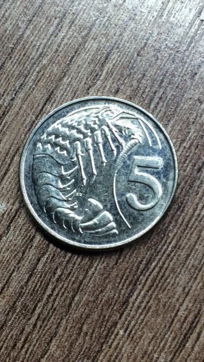 Лот: 19528411. Фото: 1. Каймановы острова 5 центов 2005... Америка