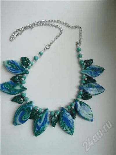 Лот: 412301. Фото: 1. Издлия из полимерной глины,колье... Колье