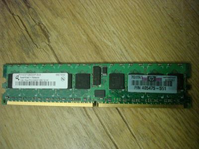 Лот: 5827199. Фото: 1. Память HP DDR2 1GB 667MHZ PC2-5300P... Оперативная память