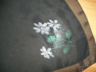 Лот: 301265. Фото: 1. платочек шейный, черный. Шарфы, платки