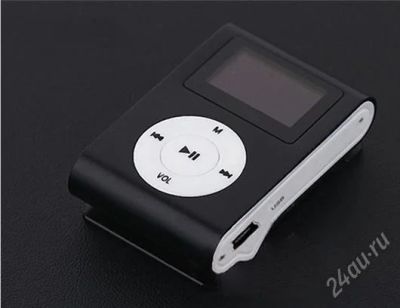 Лот: 3817802. Фото: 1. Портативный MP3 плеер с клипсой... Плееры