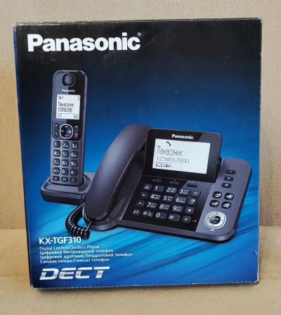 Лот: 20725251. Фото: 1. Телефон Dect Panasonic KX-NGF310. DECT и радиотелефоны