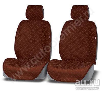 Лот: 13295542. Фото: 1. Накидки на сидения PREMIER «Alcantra... Чехлы, коврики, оплетки руля