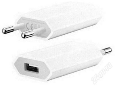Лот: 2566401. Фото: 1. Apple iPhone usb power adapter... Зарядные устройства, блоки питания, адаптеры сетевые для смартфонов