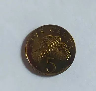 Лот: 19957699. Фото: 1. Сингапур 5 центов 2000. Азия