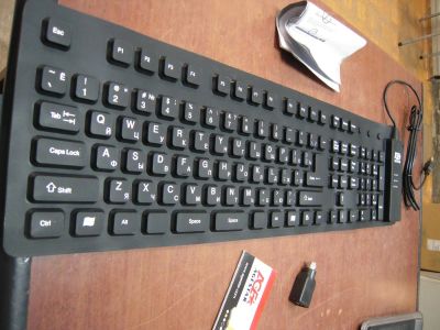 Лот: 4994779. Фото: 1. Гибкая клавиатура. USB подключение... Клавиатуры и мыши