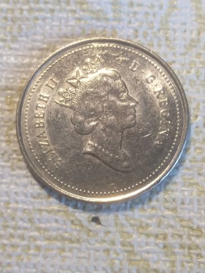 Лот: 18879229. Фото: 1. Канада 10 центов 1996. Америка