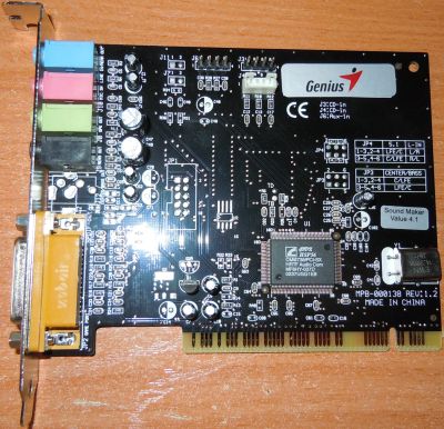 Лот: 11938341. Фото: 1. genius sound maker value 4.1. Звуковые карты