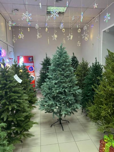 Лот: 24490104. Фото: 1. Ель голубая LUX-18BL, 180см, полностью... Ёлки новогодние