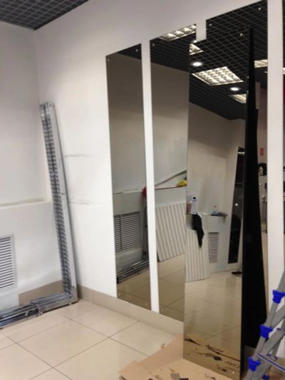 Лот: 7113719. Фото: 1. Зеркало настенное 255x50 см. Зеркала