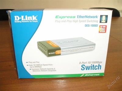 Лот: 1873843. Фото: 1. Коммутатор DES-1008D. Другое (компьютеры, оргтехника, канцтовары)