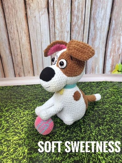 Лот: 14055840. Фото: 1. Терьерчик Макс из м/ф «Тайная... Мягкие