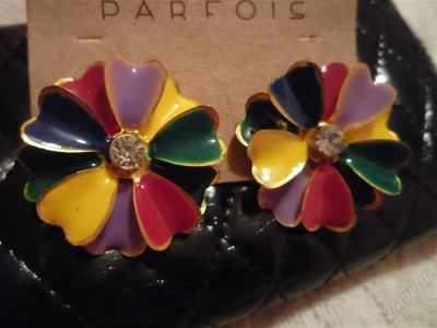 Лот: 1424804. Фото: 1. яркие сережки,новые. Серьги, каффы