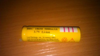 Лот: 6940797. Фото: 1. Аккумулятор brc 18650 5000mAh... Батарейки, аккумуляторы, элементы питания