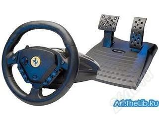 Лот: 104898. Фото: 1. руль с педалями Thrustmaster Enzo... Рули, джойстики