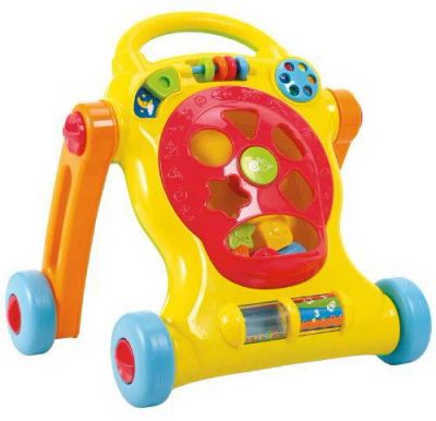 Лот: 3296620. Фото: 1. Ходунки-каталка с сортером, Playgo. Ходунки, прыгунки, качели