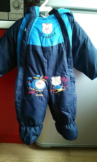 Лот: 6117102. Фото: 1. Комбинезон зимний на овчине (состояние... Костюмы, пиджаки, комбинезоны