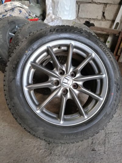 Лот: 25898606. Фото: 1. Колеса в сборе на 17 хонда. Шины