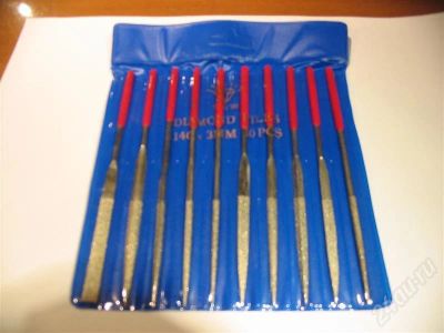 Лот: 679012. Фото: 1. надфили алмазные 10 штук. Ручной инструмент