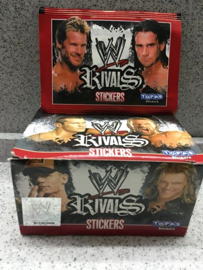 Лот: 18605307. Фото: 1. Блок стикеров WWE Rivals. Topps... Наклейки, карточки, вкладыши