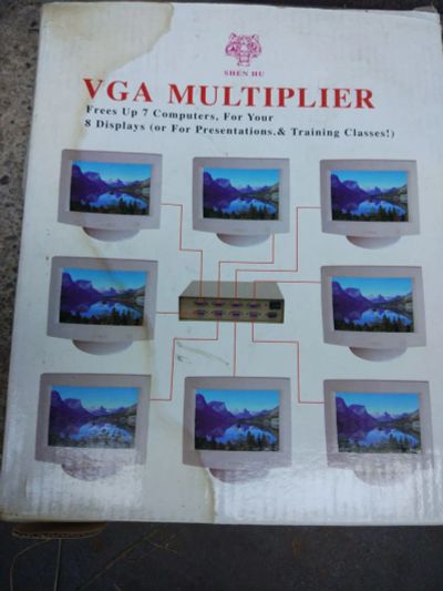 Лот: 20655431. Фото: 1. VGA Multiplier разветвитель... Мониторы, DVD