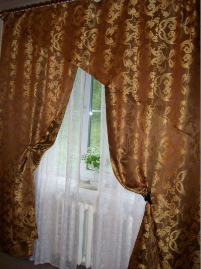 Лот: 4409865. Фото: 1. Шторы. Шторы, тюль