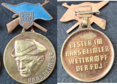 Лот: 9051991. Фото: 1. Медаль Hans Beimler. Сувенирные