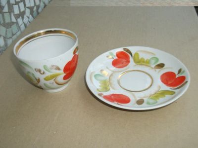 Лот: 19145414. Фото: 1. Чайная пара чашка блюдце полтавский... Кружки, стаканы, бокалы