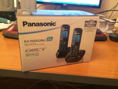 Лот: 7085856. Фото: 1. KX-TG5512RU - беспроводной телефон... DECT и радиотелефоны