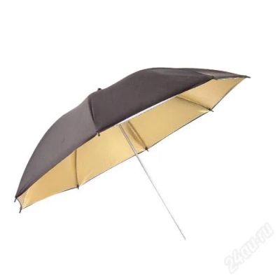 Лот: 1263796. Фото: 1. Золотой зонт на отражение 83см... Вспышки, осветители, рассеиватели