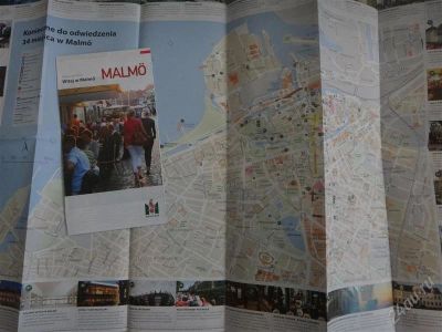 Лот: 2214725. Фото: 1. Карта Мальмо, Юж.Швеция , для... Другое (хобби, туризм, спорт)