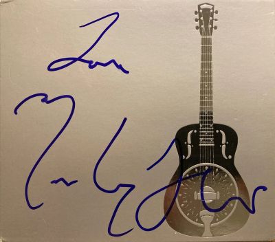 Лот: 20108840. Фото: 1. CD "Dire Straits" с автографом... Вещи известных людей, автографы