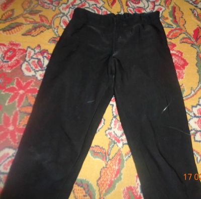 Лот: 7076503. Фото: 1. Теплые черные штаны 44-46р. (ТОРГИ... Брюки, шорты