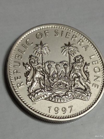Лот: 18551946. Фото: 1. Сьерра-Леоне 1 доллар 1997 г... Африка