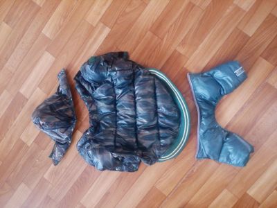 Лот: 15021544. Фото: 1. Зимний комбинезон для собаки. Собаки, щенки