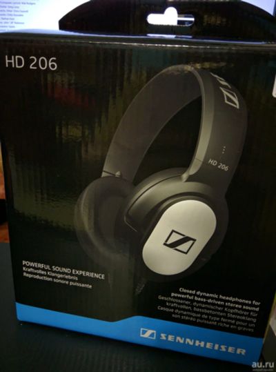 Лот: 18360896. Фото: 1. Наушники Sennheiser hd 206 (Новые... Наушники, гарнитуры