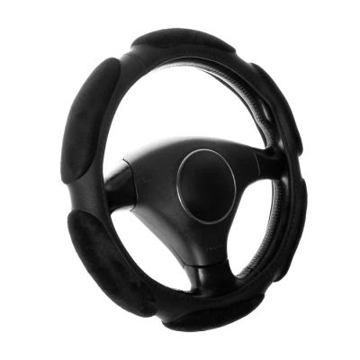 Лот: 25879799. Фото: 1. Оплетка руля AVS SP-426M-B, спонжевая... Чехлы, коврики, оплетки руля