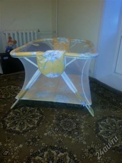 Лот: 2749603. Фото: 1. Манеж детский складной. Манежи