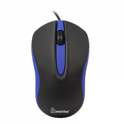 Лот: 7559665. Фото: 1. Мышь SmartBuy SBM-329-КВ USB черно-синяя. Клавиатуры и мыши